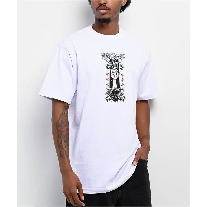 Shed Theory 【 Tree White T-Shirt Men\u0027s White 】 白いこと 白いこと プルオーバー メンズ 白いこと 白いこと