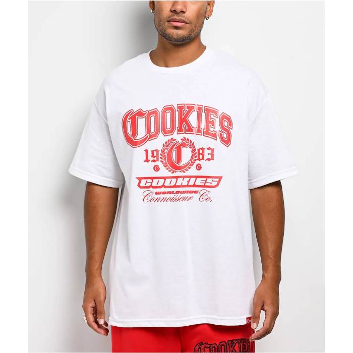 【★百貨店SALE★6/11真夜中2時迄】Cookies Clothing 【 Cookies Paradise City White T-Shirt Men\u0027s White 】 エデンの園 シティ 白いこと 白いこと ティーシャツ メンズ 白いこと 白いこと