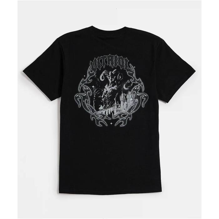 【★百貨店SALE★6/11真夜中2時迄】Vitriol 【 Kids Cyber Demon Black T-Shirt Kids\u0027 Black 】 黒いこと 黒いこと ティーシャツ 黒いこと 黒いこと