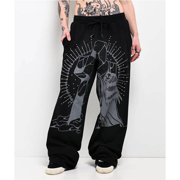 Lurking Class By Sketchy Tank 【 Rock Of Ages Black Wide Leg Sweatpants Women's Black 】 黒色 ブラック ロングタイツ レディース 黒色 ブラック｜スニケス