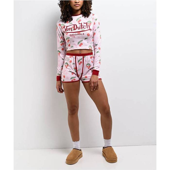 フォンダッチ Von Dutch 【 Yummy Cherry Pink Lounge Set Women\u0027s Pink 】 pink サクラ色 レディース pink サクラ色