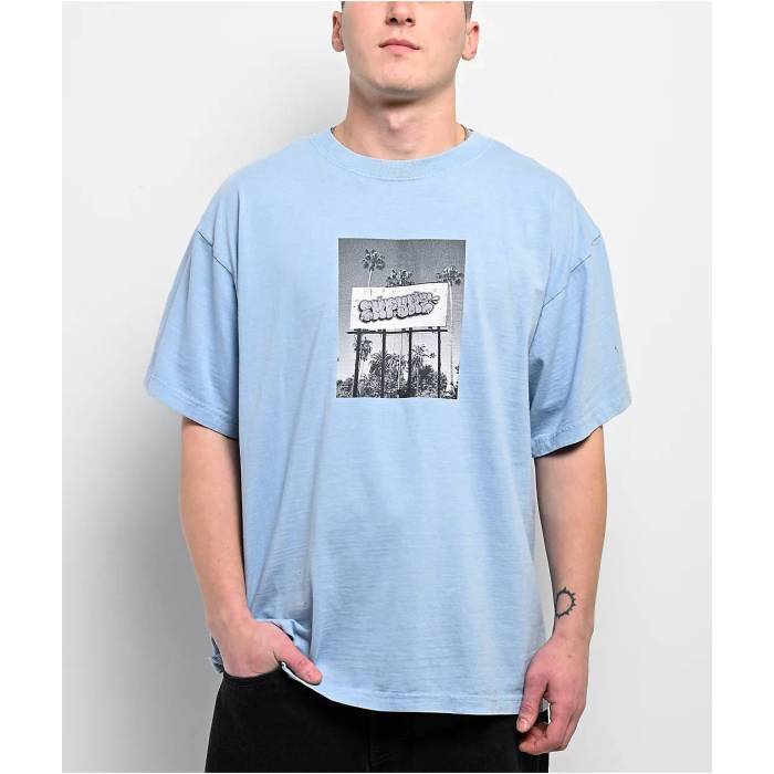 エンパイア Empyre 【 Billboard Light Blue T-Shirt Men's - 】 青色 ブルー Tシャツ メンズ NULL