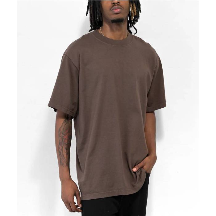 Shaka Wear 【 Mocha Garment Dye Heavyweight T-Shirt Men\u0027s Brown 】 プルオーバー メンズ 赤銅色 赤銅色