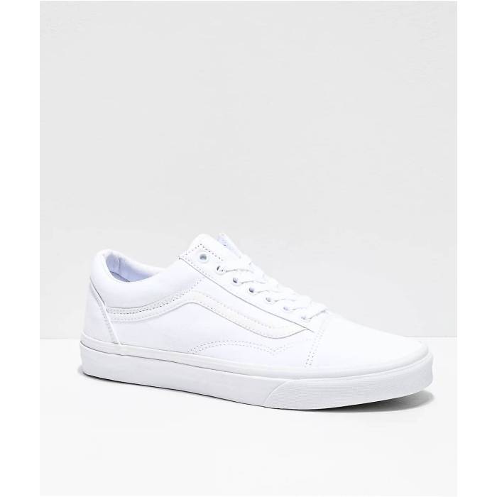 【★百貨店SALE★6/11真夜中2時迄】ヴァンズ Vans 【 Old Skool Mono White Skate Shoes Men\u0027s White 】 白いこと 白いこと Skate 滑る シューズ 運動すること靴 メンズ 白いこと 白いこと