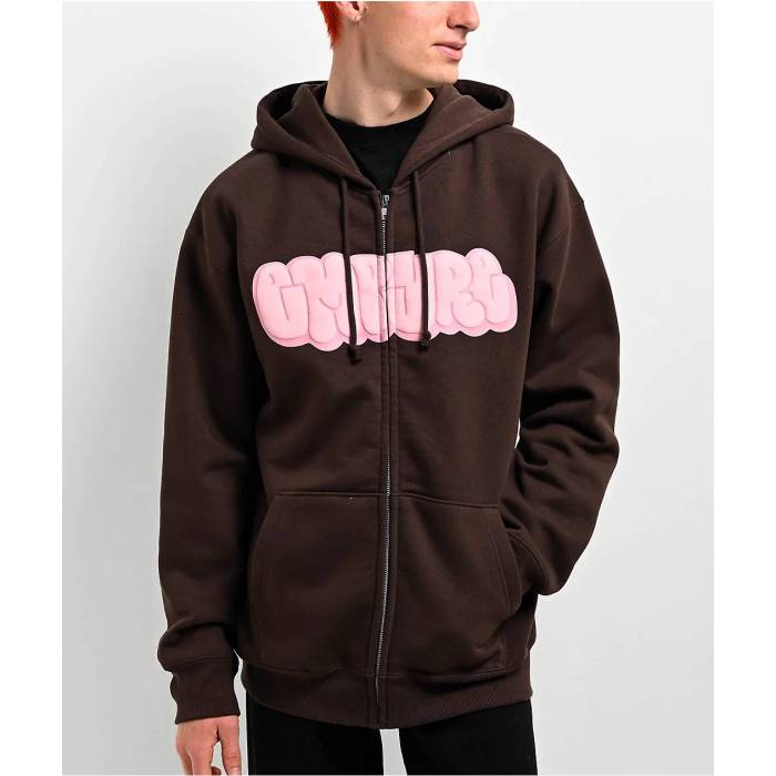 エンパイア Empyre 【 Yolked Brown Zip Hoodie Men's Medium Brown 】 茶色 ブラウン フーディー パーカー メンズ 茶色 ブラウン