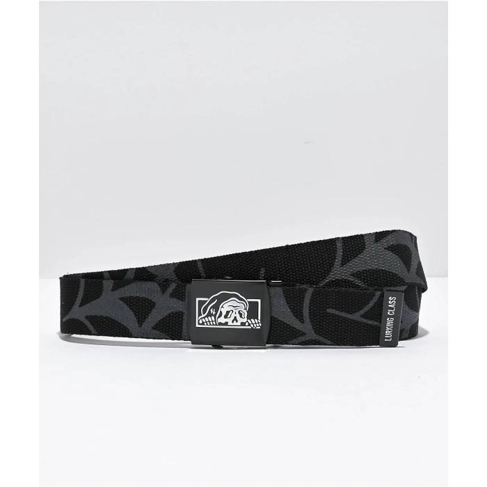 Lurking Class By Sketchy Tank 【 Dark Black Web Belt Men\u0027s Black 】 黒いこと 黒いこと 胴締め メンズ 黒いこと 黒いこと ベルト・サスペンダー-メンズベルト