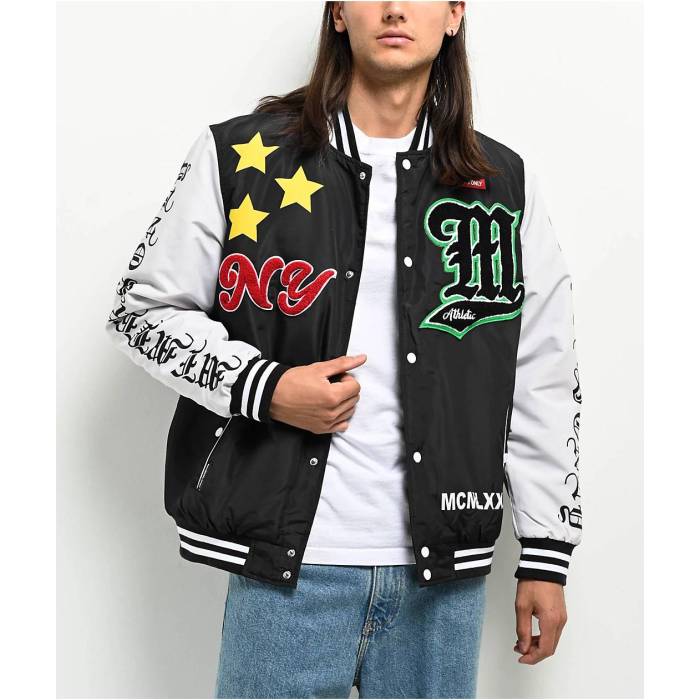 【★百貨店SALE★6/11十二時2時迄】メンバーズオンリー Members Only 【 Black \u0026 White Varsity Jacket Men\u0027s Black 】 黒いこと 黒いこと 白いこと 白いこと Jacket 上衣 メンズ 黒いこと 黒いこと
