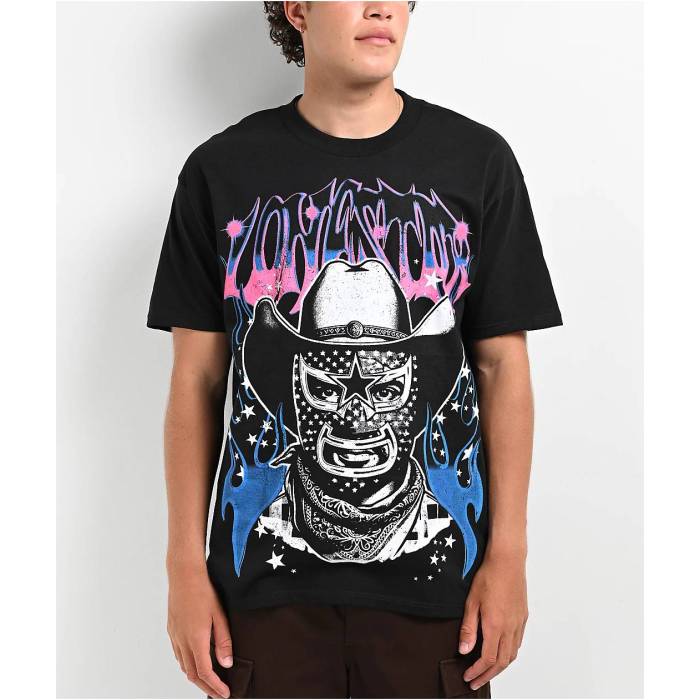 Lonestar 【 By That Mexican Ot Cowboy Black T-Shirt Men's Black 】 黒色 ブラック Tシャツ メンズ 黒色 ブラック