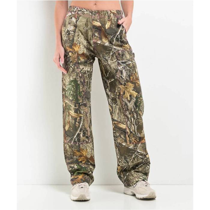 エンパイア Empyre 【 X Realtree Edge Canvas Double Knee Camo Carpenter Pants Women's Brown 】 カモ柄 レディース 茶色 ブラウン