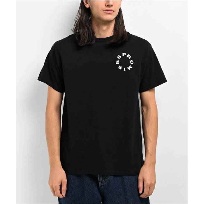 Broken Promises 【 Problems Black T-Shirt Men\u0027s Black 】 黒いこと 黒いこと プルオーバー メンズ 黒いこと 黒いこと