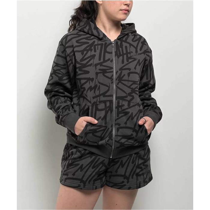 エンパイア Empyre 【 Ellio Black Zip Hoodie Women's Black 】 黒色 ブラック フーディー パーカー レディース 黒色 ブラック