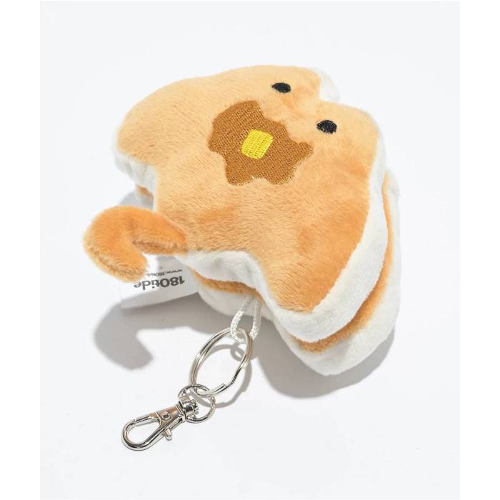 180Tide 【 Stacks The Manta Ray Pancakes Plush Keychain Men's Orange 】 スタックス メンズ orange 橙・オレンジ
