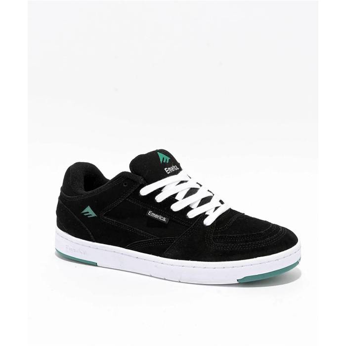 エメリカ Emerica 【 Mute Black & White Skate Shoes Men's Black 】 黒色 ブラック 白色 ホワイト Skate スケート シューズ 運動靴 メンズ 黒色 ブラック