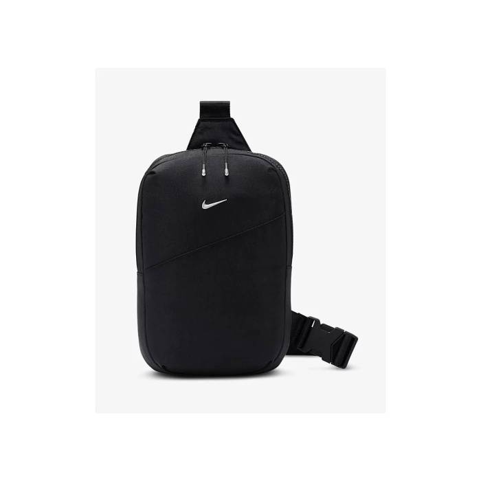 ナイキ Nike 【 Aura Black & Matte Silver Crossbody Bag Men's Black 】 オーラ 黒色 ブラック Silver 銀色・シルバー バッグ メンズ 黒色 ブラック
