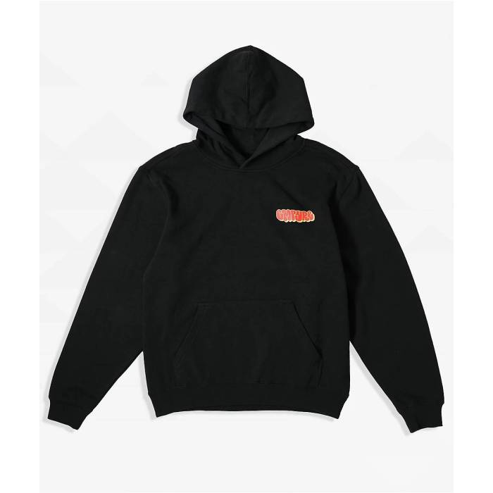 【★百貨店SALE★6/11真夜中2時迄】帝国 Empyre 【 Kids Graffiti Logo Black Hoodie Kids\u0027 Black 】 ロゴタイプ 黒いこと 黒いこと フーディー パーカー 黒いこと 黒いこと
