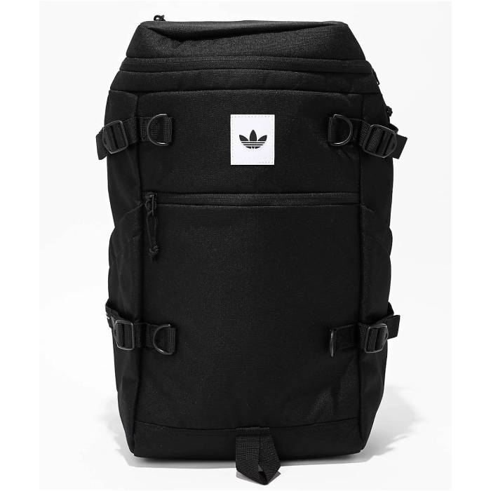 アディダス Adidas 【 Originals Vista Black Backpack Men's Black 】 オリジナルス 黒色 ブラック バックパック バッグ リュックサック メンズ 黒色 ブラック