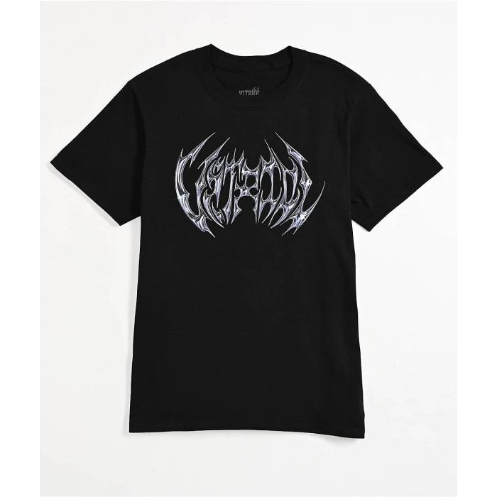 【★百貨店SALE★6/11真夜中2時迄】Vitriol 【 Kids Rebuff Black T-Shirt Kids\u0027 Black 】 黒いこと 黒いこと ティーシャツ 黒いこと 黒いこと