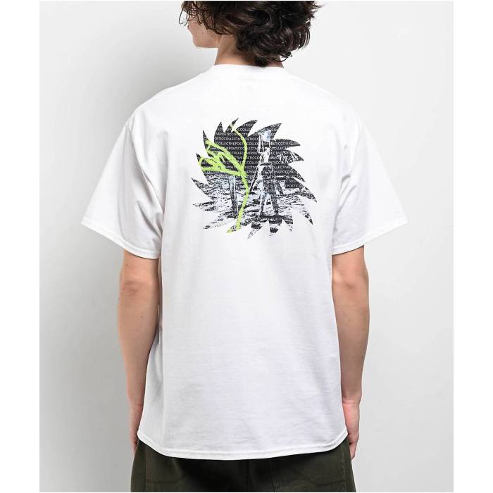 Poetic Collective 【 Poeticcollective Space White T-Shirt Men\u0027s White 】 白いこと 白いこと プルオーバー メンズ 白いこと 白いこと