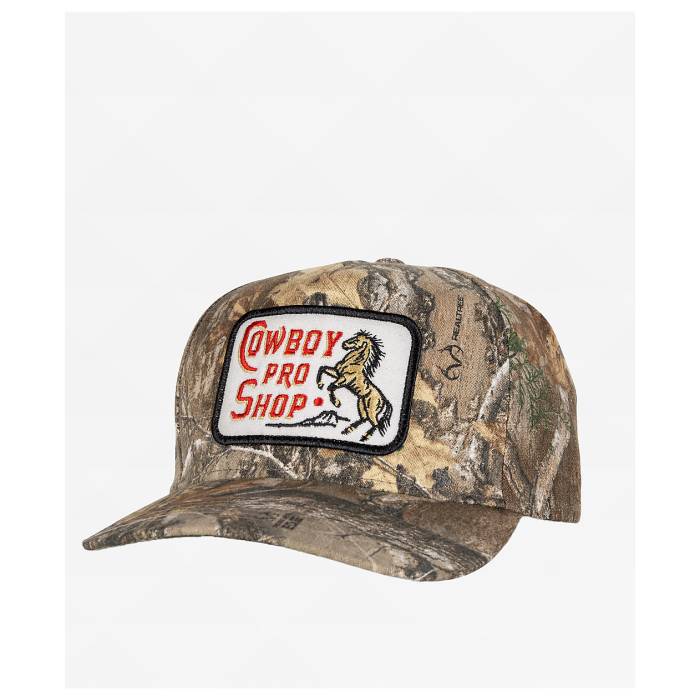 【★百貨店SALE★6/11真夜中2時迄】Sendero Provisions 【 Sendero X Realtree Edge Cowboy Pro Shop Snapback Hat Men\u0027s Dark Green 】 労働者階級 Snapback スナップバック 御徒面子 メンズ green 緑・緑であること
