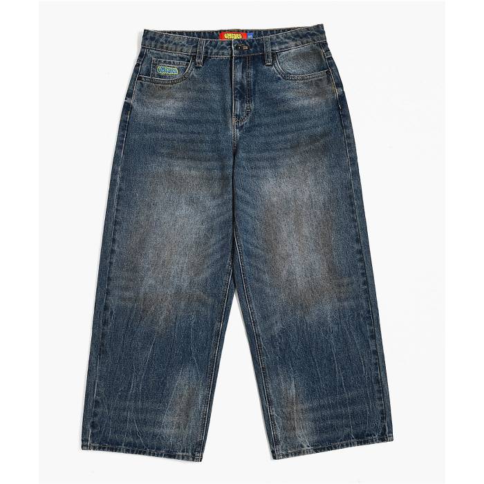 【★百貨店SALE★6/11真夜中2時迄】帝国 Empyre 【 Kids Horse Power Blue Wash Ultra Wide Skate Jeans Kids\u0027 Blue 】 Power 力強さ 青碧 青碧 ultra ウルトラ Skate 滑る デニム 青碧 青碧