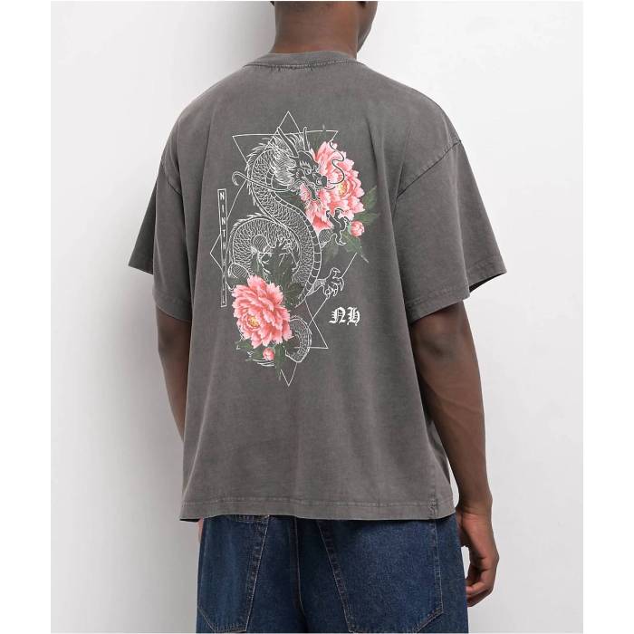 Ninth Hall 【 Venom Charcoal T-Shirt Men's Charcoal 】 チャコール Tシャツ メンズ チャコール