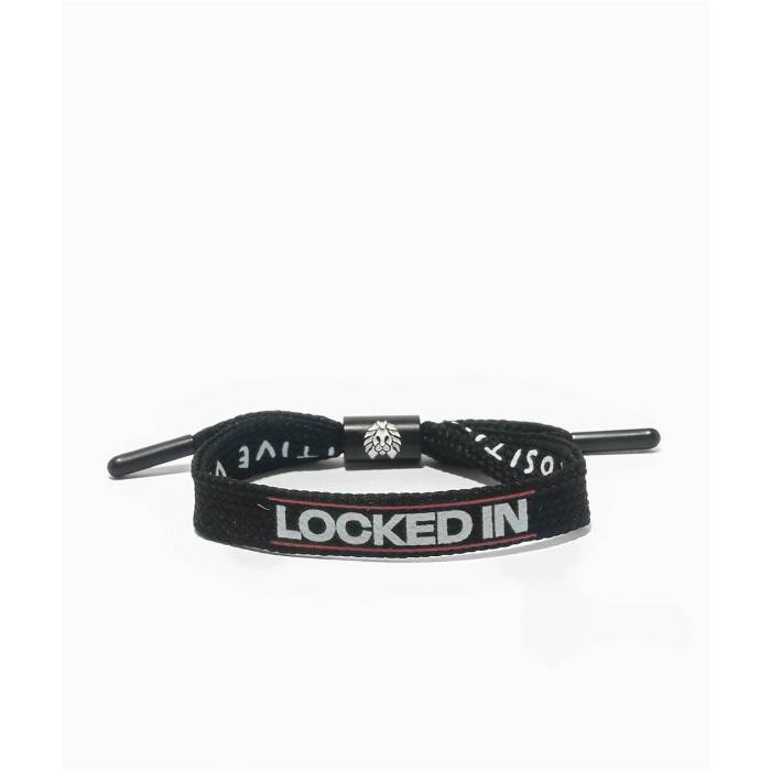 【★百貨店SALE★6/11十二時2時迄】ラスタクラット Rastaclat 【 Locked In Black Shoelace Bracelet Men\u0027s Black 】 黒いこと 黒いこと 腕輪 メンズ 黒いこと 黒いこと