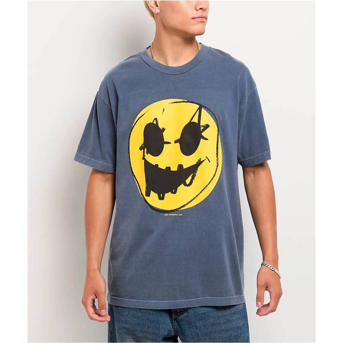 Quasi 【 Haha Navy T-Shirt Men\u0027s Navy 】 紺色 米国海軍 プルオーバー メンズ 紺色 米国海軍