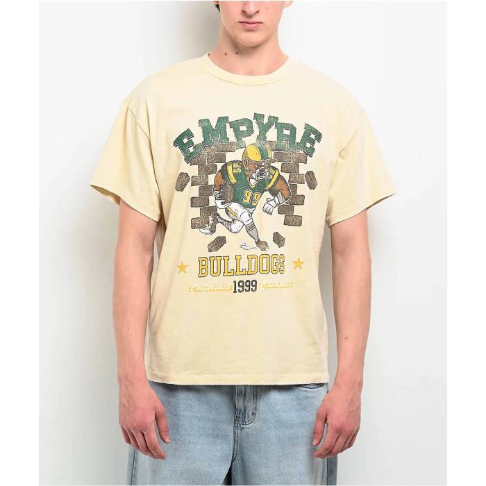エンパイア Empyre 【 Drool Dogs Natural T-Shirt Men Natural 】 ナチュラル Tシャツ メンズ ナチュラル