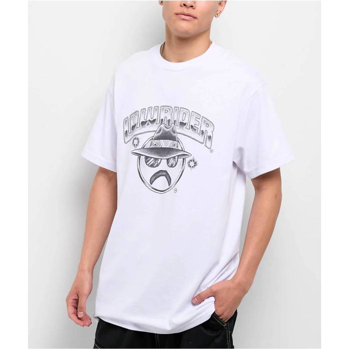 Lowrider 【 Low Road White T-Shirt Men\u0027s White 】 白いこと 白いこと プルオーバー メンズ 白いこと 白いこと