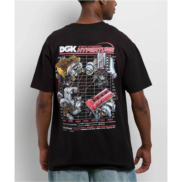 【★百貨店SALE★6/11真夜中2時迄】DGK Dgk 【 Hyper Tune Black T-Shirt Men\u0027s Black 】 黒いこと 黒いこと ティーシャツ メンズ 黒いこと 黒いこと