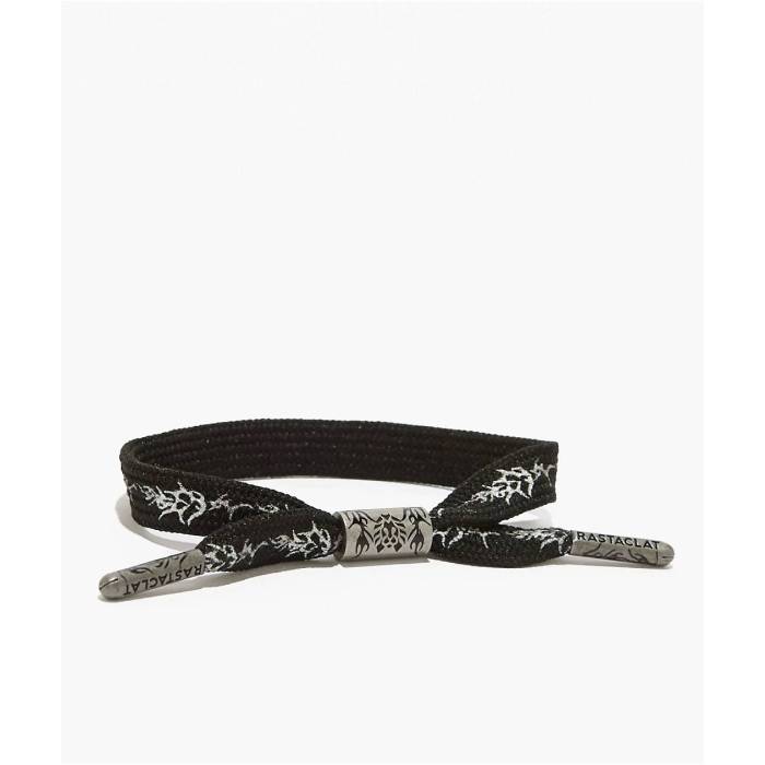 【★百貨店SALE★6/11十二時2時迄】ラスタクラット Rastaclat 【 Cyber Shoelace Bracelet Men\u0027s Black 】 腕輪 メンズ 黒いこと 黒いこと