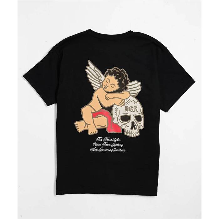 【★百貨店SALE★6/11真夜中2時迄】DGK Dgk 【 Kids Represent Black T-Shirt Kids\u0027 Black 】 黒いこと 黒いこと ティーシャツ 黒いこと 黒いこと