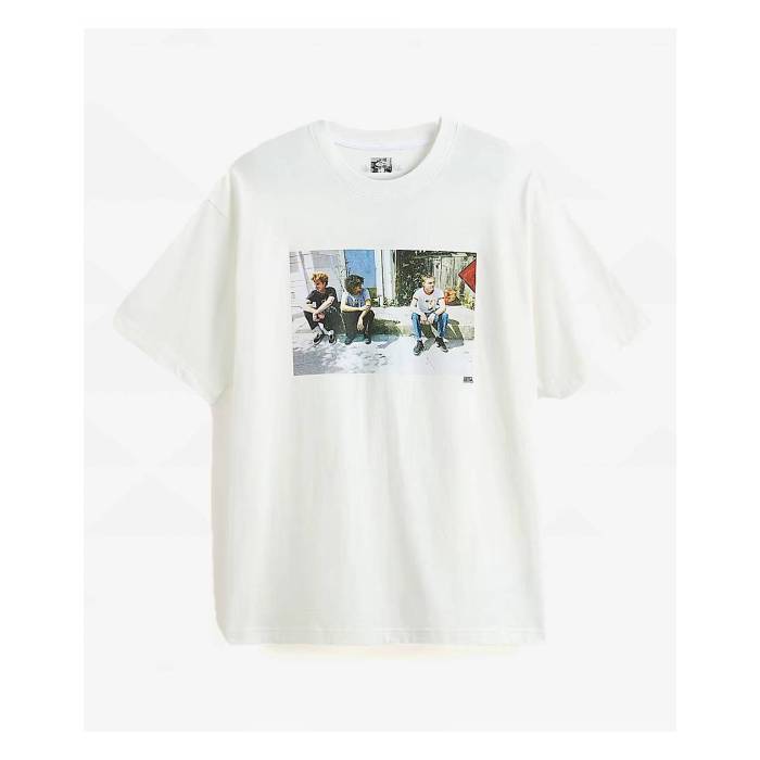 ヴァンズ Vans 【 Skate Curb Atiba White T-Shirt Men's White 】 Skate スケート 白色 ホワイト Tシャツ メンズ 白色 ホワイト｜スニケス