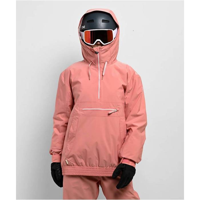 ロキシー Roxy 【 Downtown Blossom 10K Anorak Snowboard Jacket Women's Light Pastel Orange 】 アノラック Jacket ジャケット レディース orange 橙・オレンジ