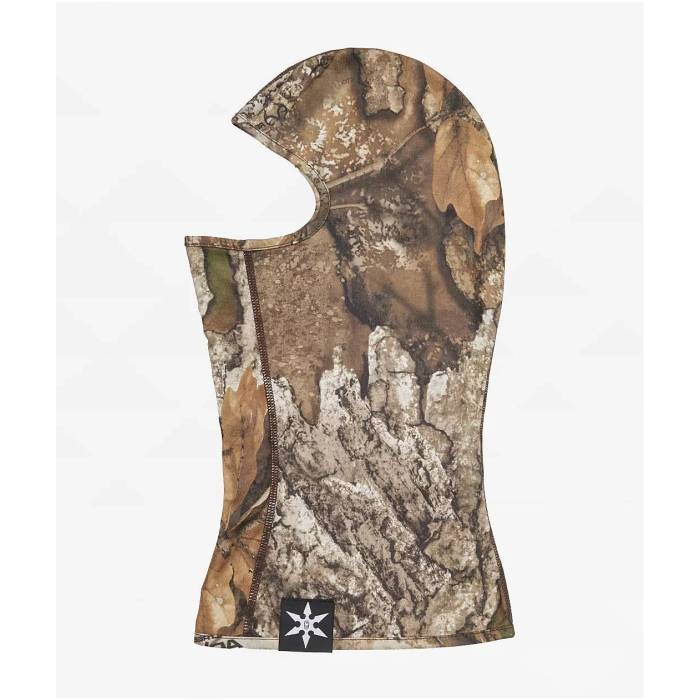 Airblaster 【 X Realtree Ninja Camo Balaclava Men's Brown 】 カモ柄 メンズ 茶色 ブラウン