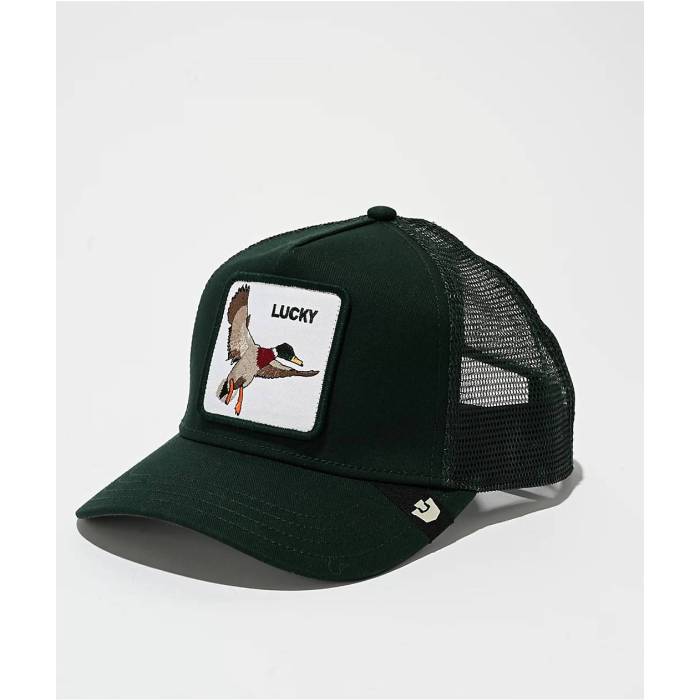 【★百貨店SALE★6/11真夜中2時迄】Goorin Bros. 【 Lucky Duck Dark Green Trucker Hat Men\u0027s Dark Green 】 green 緑・緑であること トラッカー メンズ green 緑・緑であること