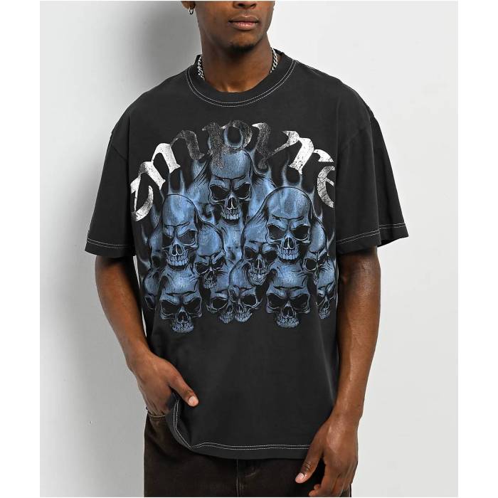 エンパイア Empyre 【 Blue Sky Black Wash T-Shirt Men's Black 】 青色 ブルー スカイ 黒色 ブラック Tシャツ メンズ 黒色 ブラック