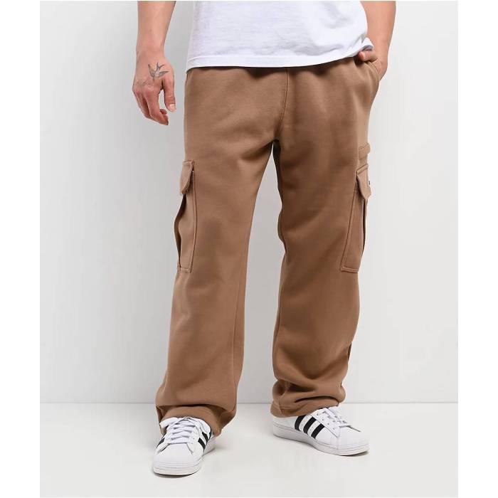 Pro Club 【 Brown Cargo Sweatpants Men's Brown 】 茶色 ブラウン カーゴ ロングタイツ メンズ 茶色 ブラウン