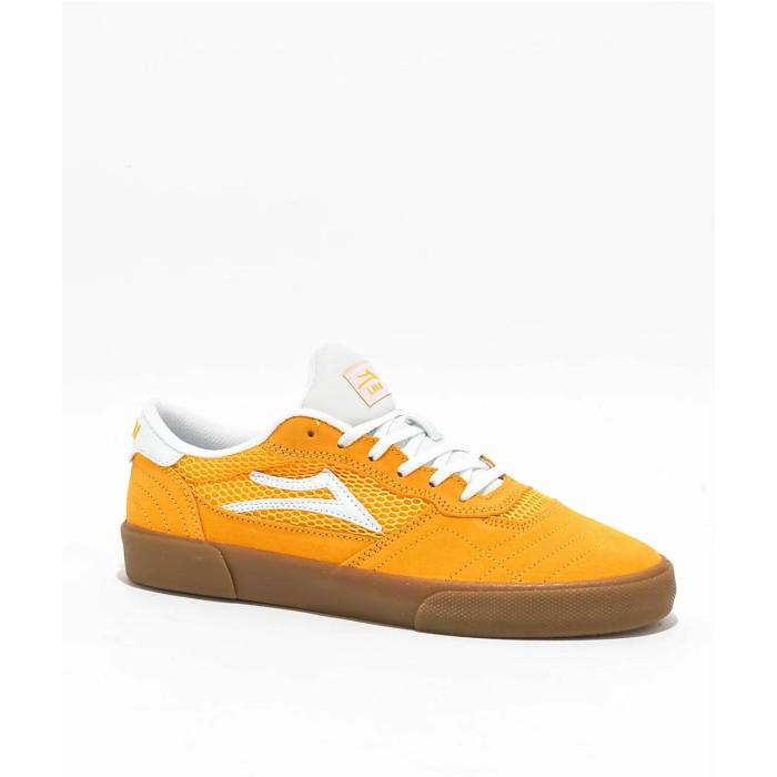 ラカイ Lakai 【 Cambridge Gold & Gum Skate Shoes Men's Gold 】 ゴールド Skate スケート シューズ 運動靴 メンズ ゴールド