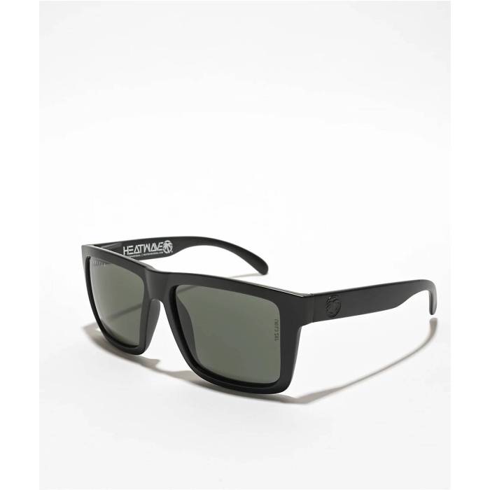 【★百貨店SALE★6/11真夜中2時迄】Heat Wave 【 Vise Xl Black Polarized Sunglasses Men\u0027s White 】 黒いこと 黒いこと 黒眼鏡 メンズ 白いこと 白いこと