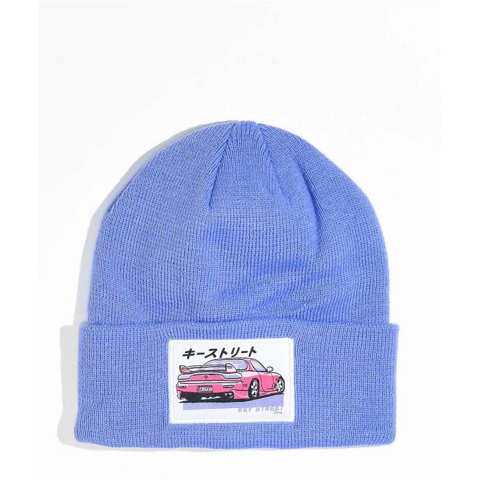 Key Street 【 Purple Beanie Men's Purple 】 Purple 紫・パープル キャップ 帽子 メンズ Purple 紫・パープル