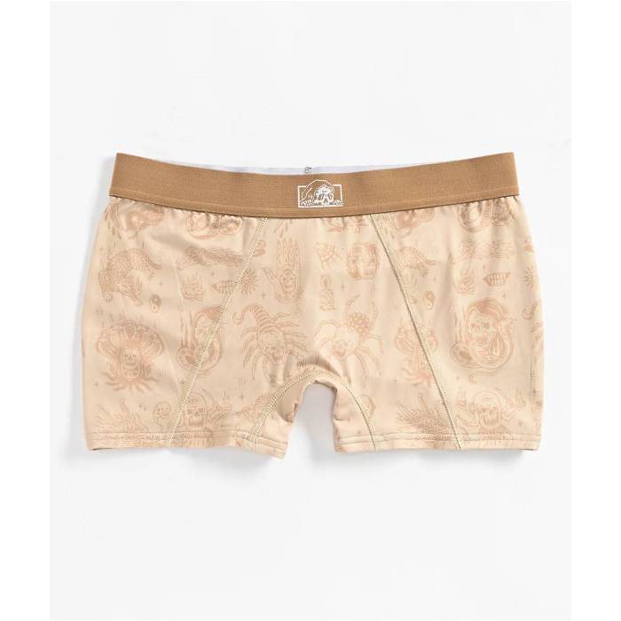 【★百貨店SALE★6/11真夜中2時迄】Lurking Class By Sketchy Tank 【 Crawl Flash Boyshort Underwear Women\u0027s Beige 】 アンダー御召しもの 下着類 レディース ベージュ