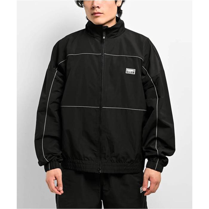 Pro Club 【 Heavyweight Black Zip Track Jacket Men's Black 】 黒色 ブラック トラック Jacket ジャケット メンズ 黒色 ブラック