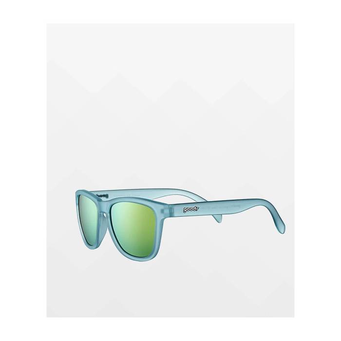 Goodr 【 Sunbathing With Wizards Blue & Gold Sunglasses Men's Light Pastel Blue 】 ウィザーズ 青色 ブルー ゴールド サングラス メンズ 青色 ブルー