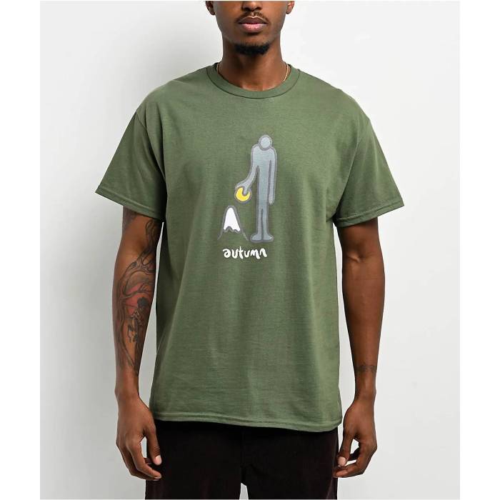 Autumn 【 Game On Green T-Shirt Men\u0027s Green 】 Game 取り組み green 緑・緑であること プルオーバー メンズ green 緑・緑であること