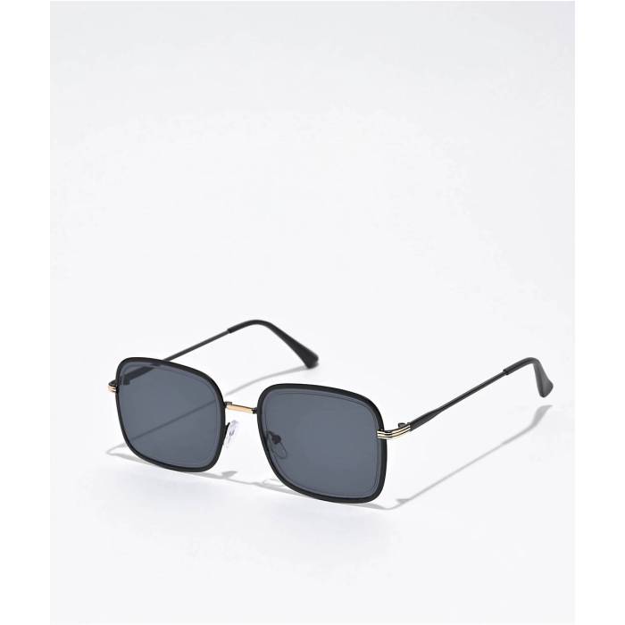 Eyeking 【 Etched Lens Square Black Sunglasses Men's Black 】 黒色 ブラック サングラス メンズ 黒色 ブラック