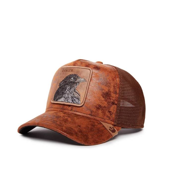 【★百貨店SALE★6/11真夜中2時迄】Goorin Bros. 【 Storm Crow Brown Trucker Hat Men\u0027s Brown 】 赤銅色 赤銅色 トラッカー メンズ 赤銅色 赤銅色