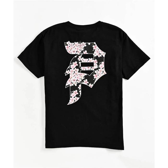 大時代 Primitive 【 Kids Sakura Black T-Shirt Kids\u0027 Black 】 黒いこと 黒いこと プルオーバー 黒いこと 黒いこと