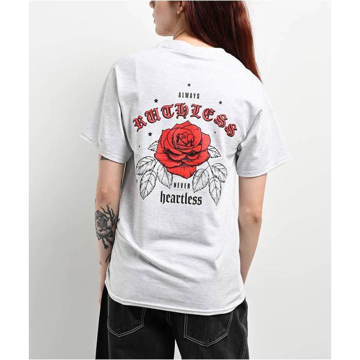 帝国 Empyre 【 Never Heartless Grey T-Shirt Women\u0027s Grey 】 薄墨色 薄墨色 プルオーバー レディース 薄墨色 薄墨色
