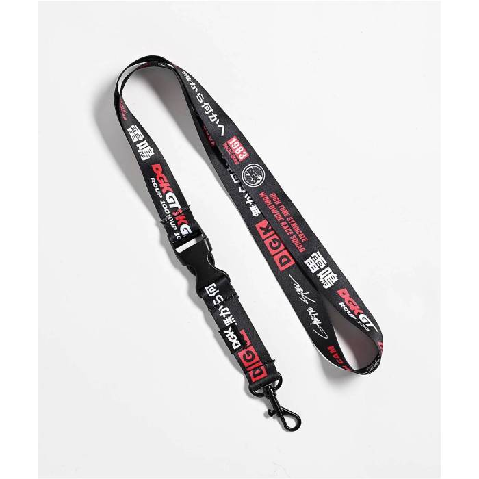 DGK Dgk 【 Sakura Black Lanyard Men's Black 】 黒色 ブラック メンズ 黒色 ブラック｜スニケス